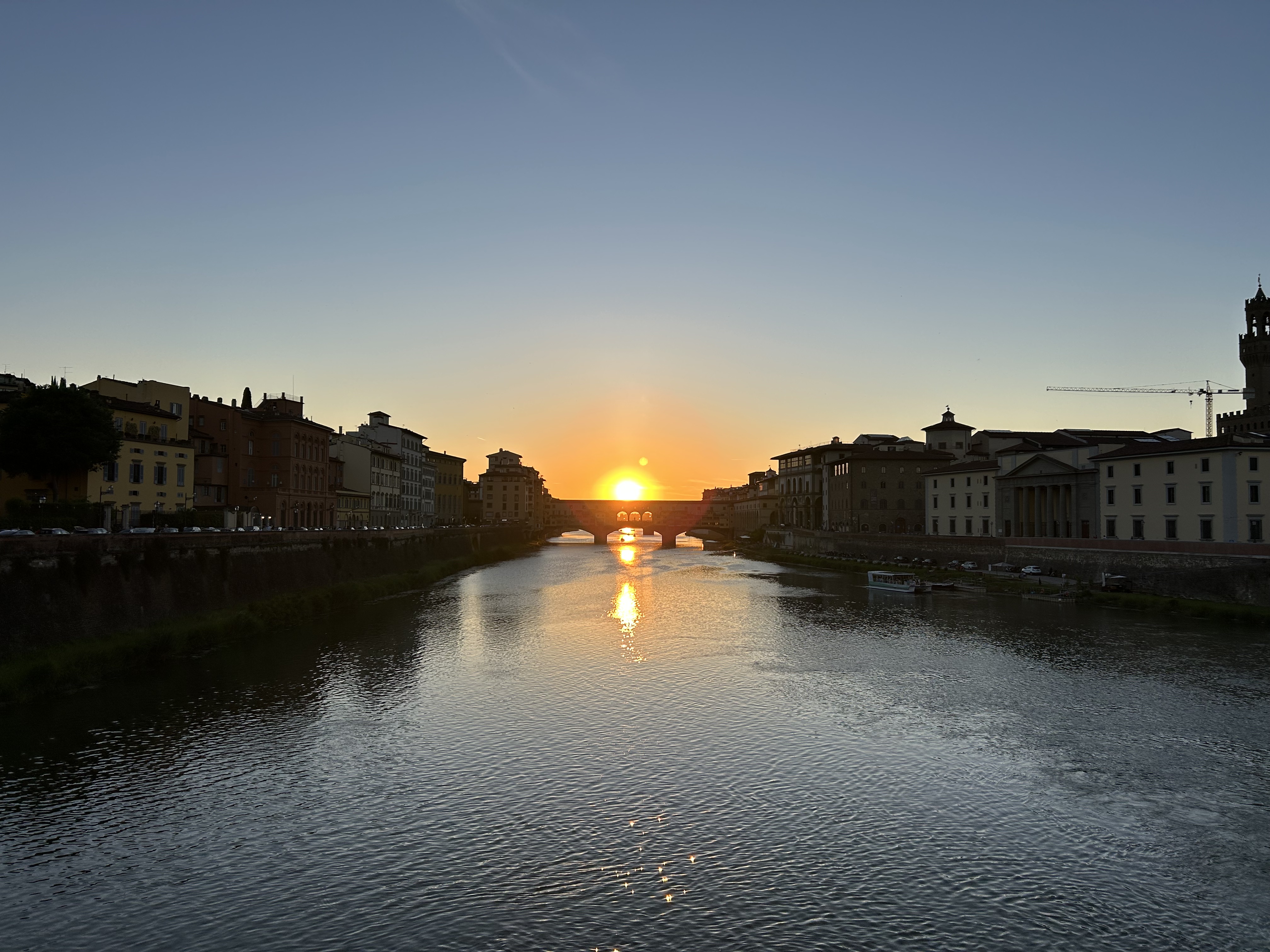 Pôr do sol em Florença