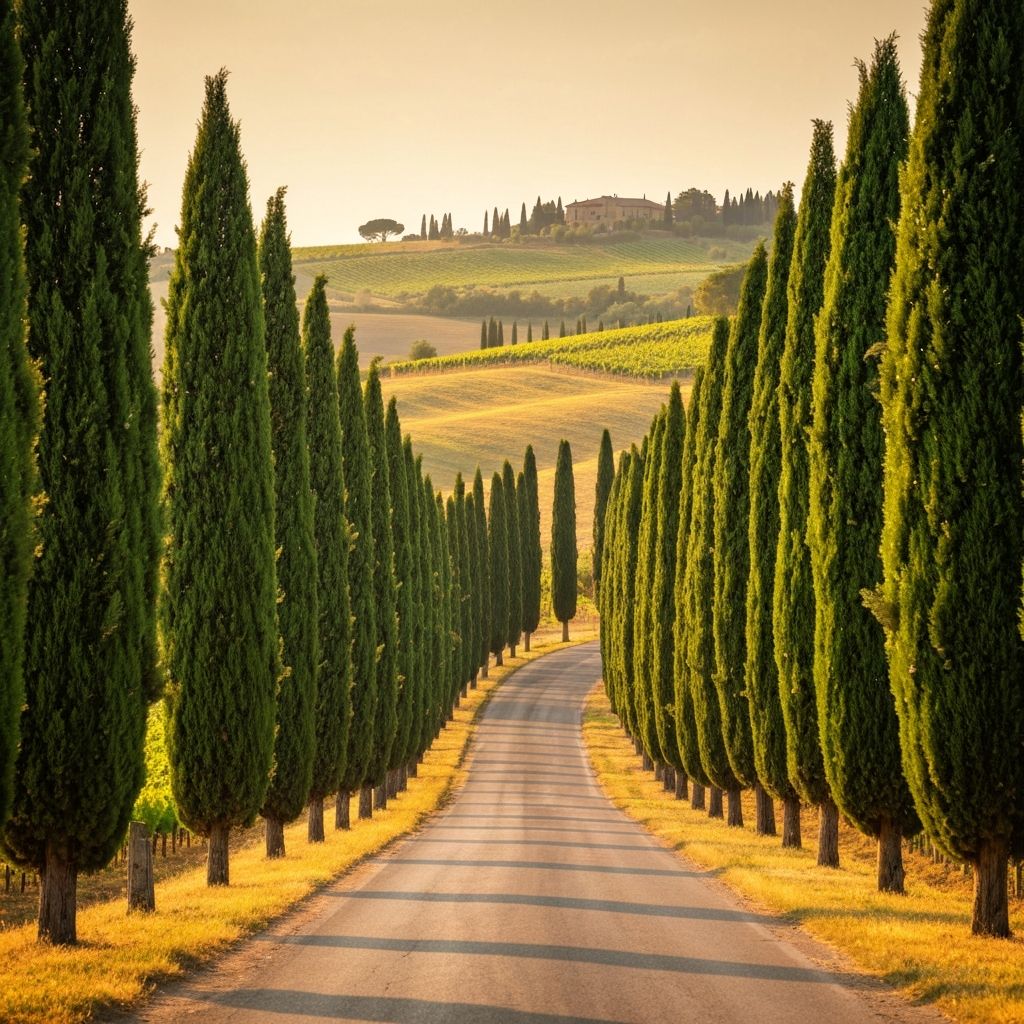 Estrada na Toscana